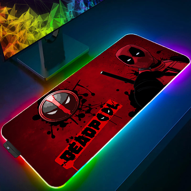 Gaming Accessories For Pc - Alfombrilla de ratón LED para videojuegos,