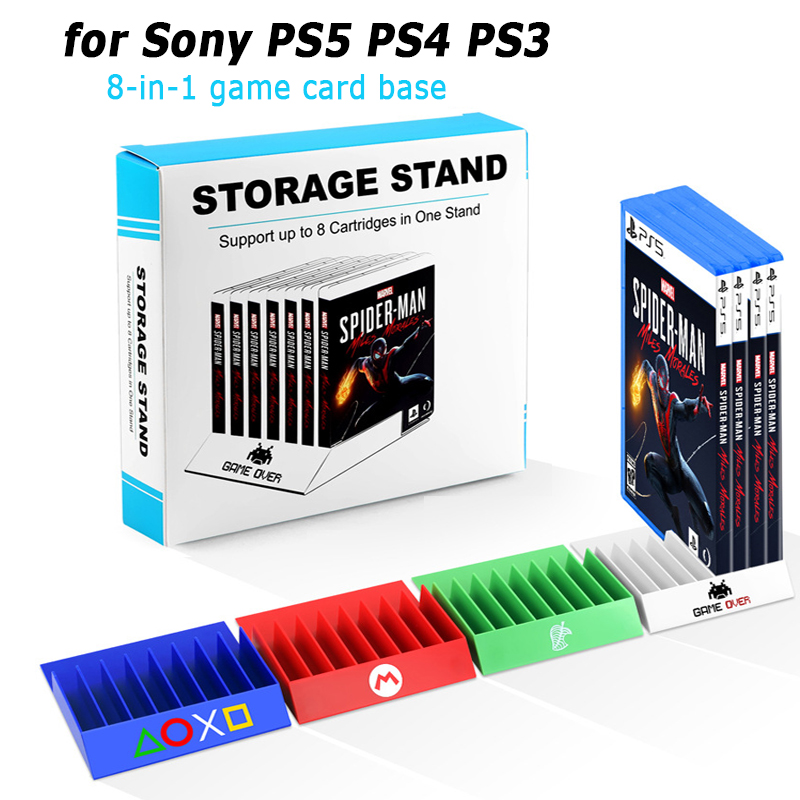 Gaming Accessories Box - Base de almacenamiento 8 en 1
