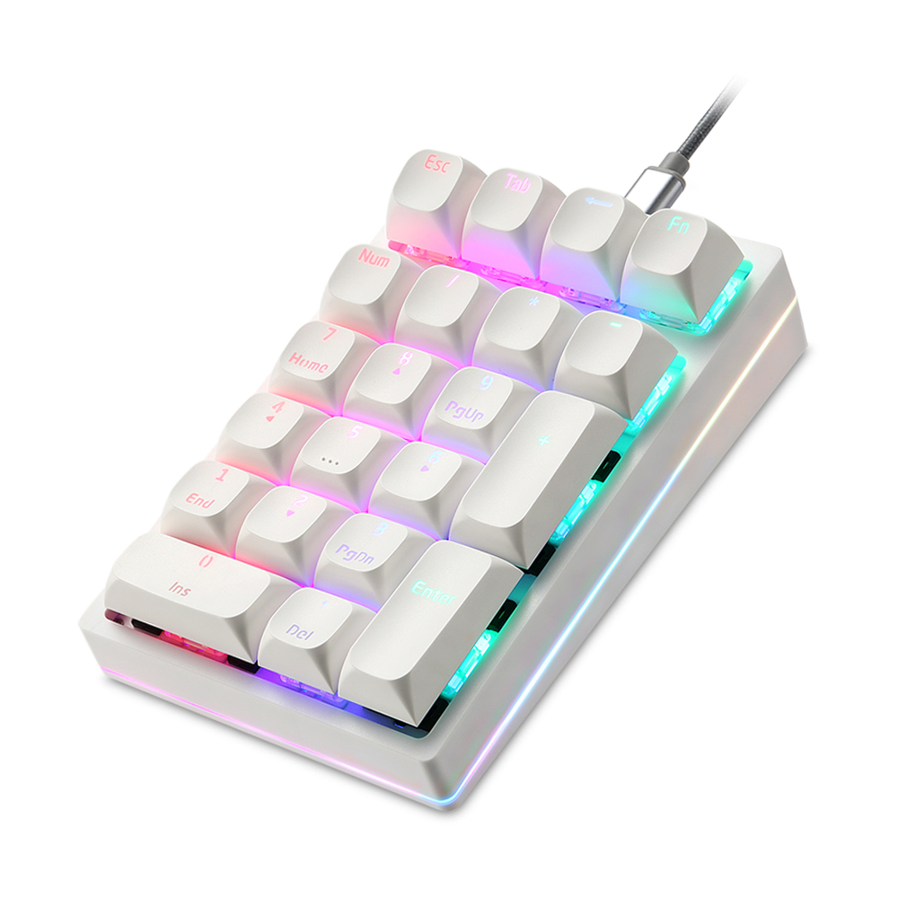 Keyboard Numpad Separate - Teclado numérico mecánico K24Pro, 21 teclas,
