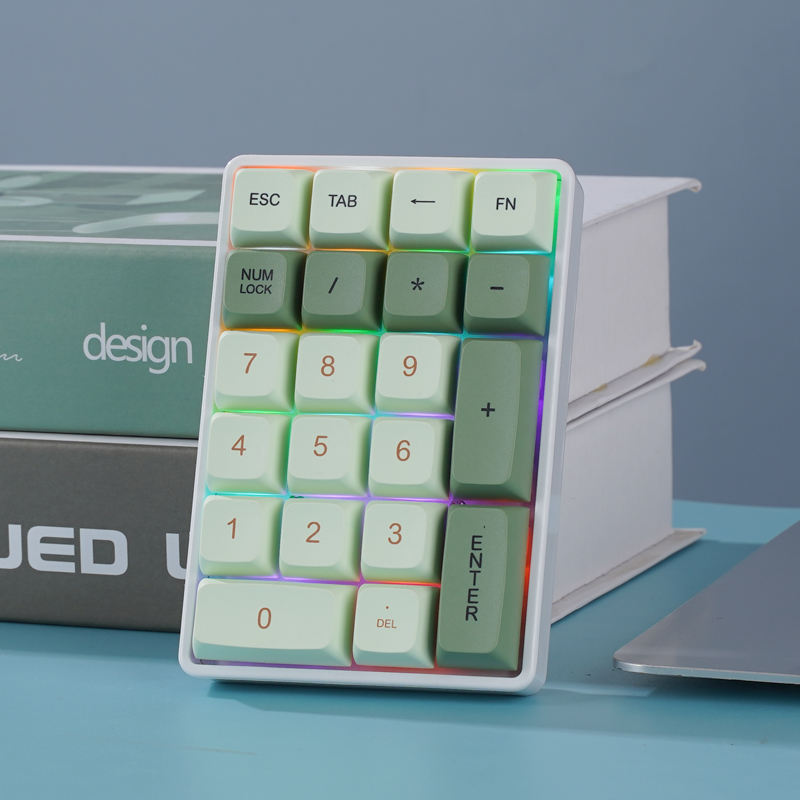 Keyboard Numpad Separate - Teclado Numérico Mecánico Inalámbrico FREEWOLF K21,