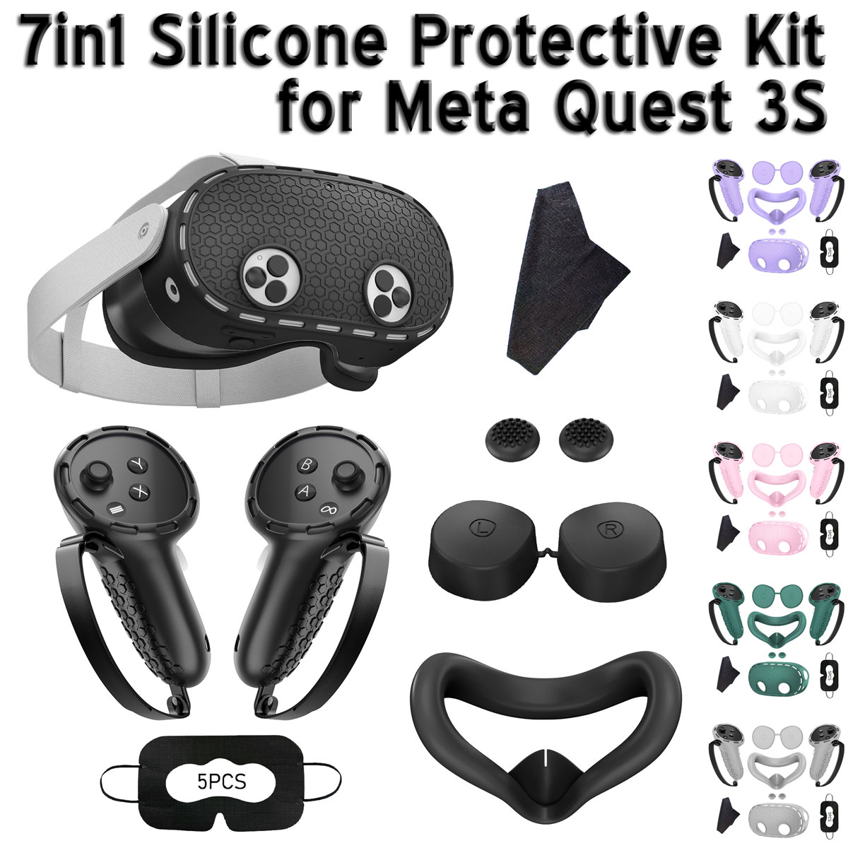 Controller Grip Cover - Kit de Protección de Silicona 7