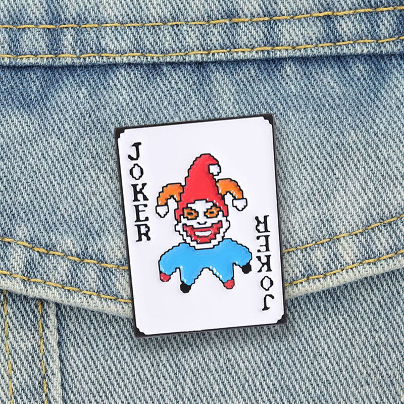 Pins de esmalte de póker con d - Joker Gaming Accessories reseña y precio