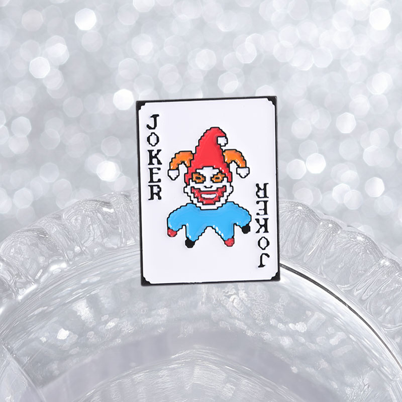 Pins de esmalte de póker con d - Joker Gaming Accessories reseña y precio