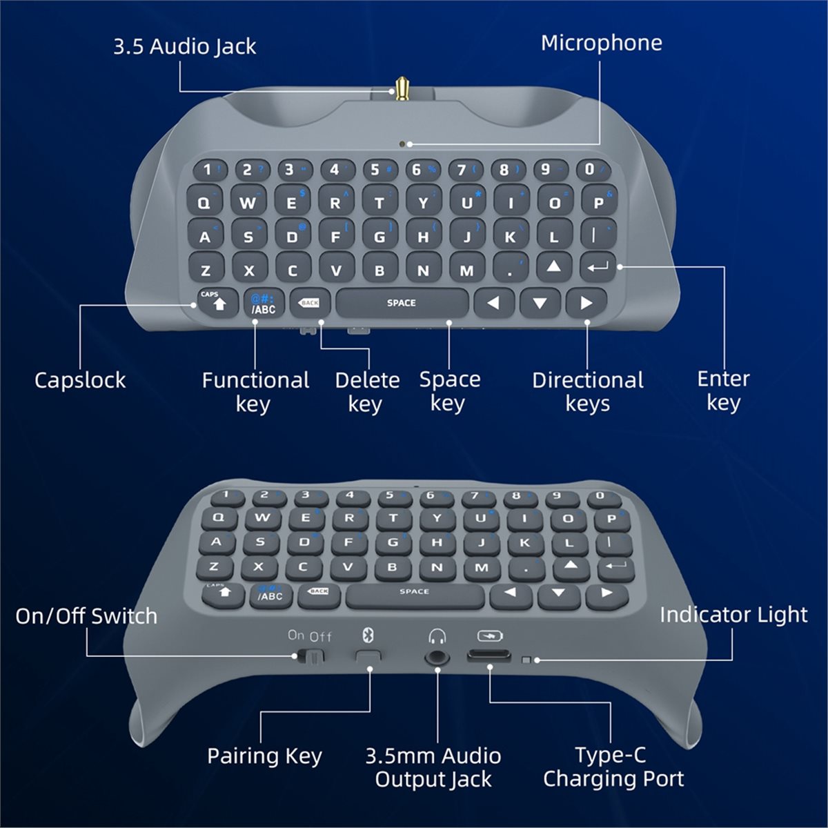 Teclado Inalámbrico para Juego - Gaming Accessories Controller reseña y precio