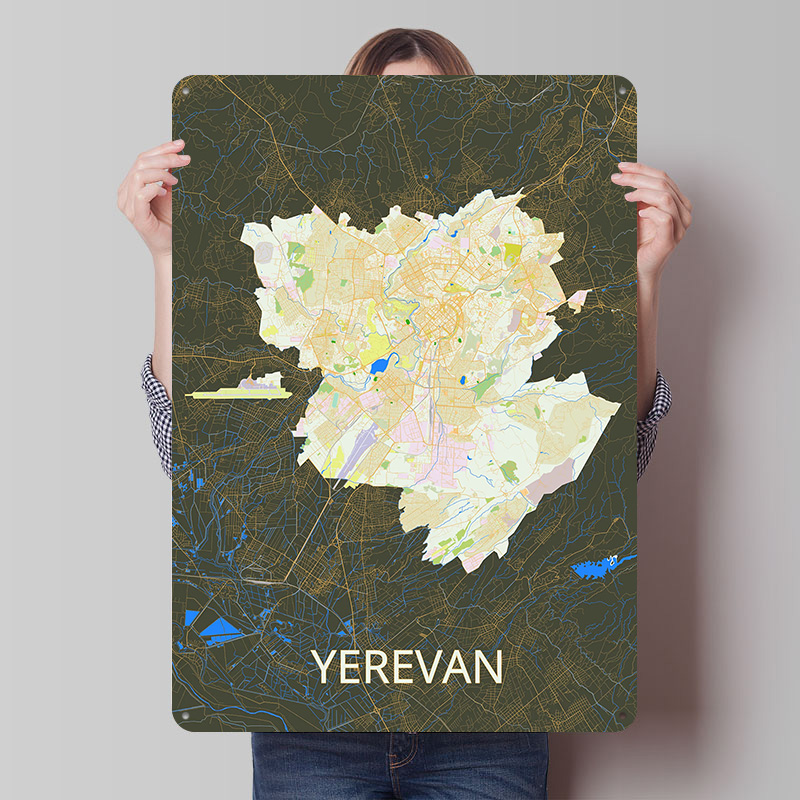 Mapa de la ciudad de Yerevan,  - Gaming Accessories Europe reseña y precio