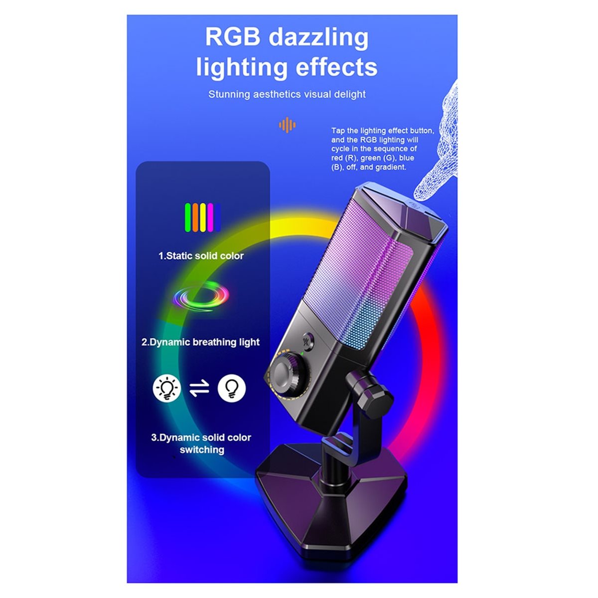 Micrófono RGB para Juegos, Esp - Gaming Accessories To Buy reseña y precio