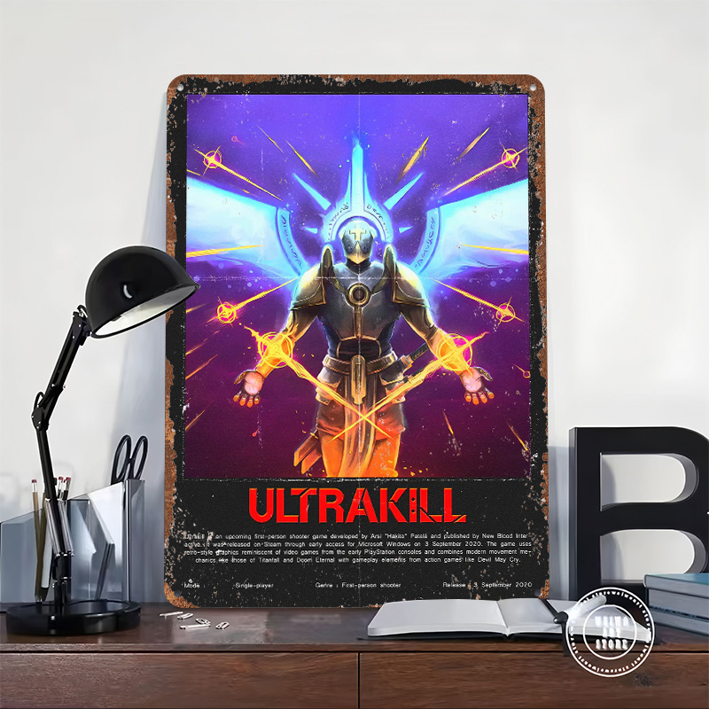 Ultrakill Game - Póster Metáli - Gaming Accessories Europe reseña y precio