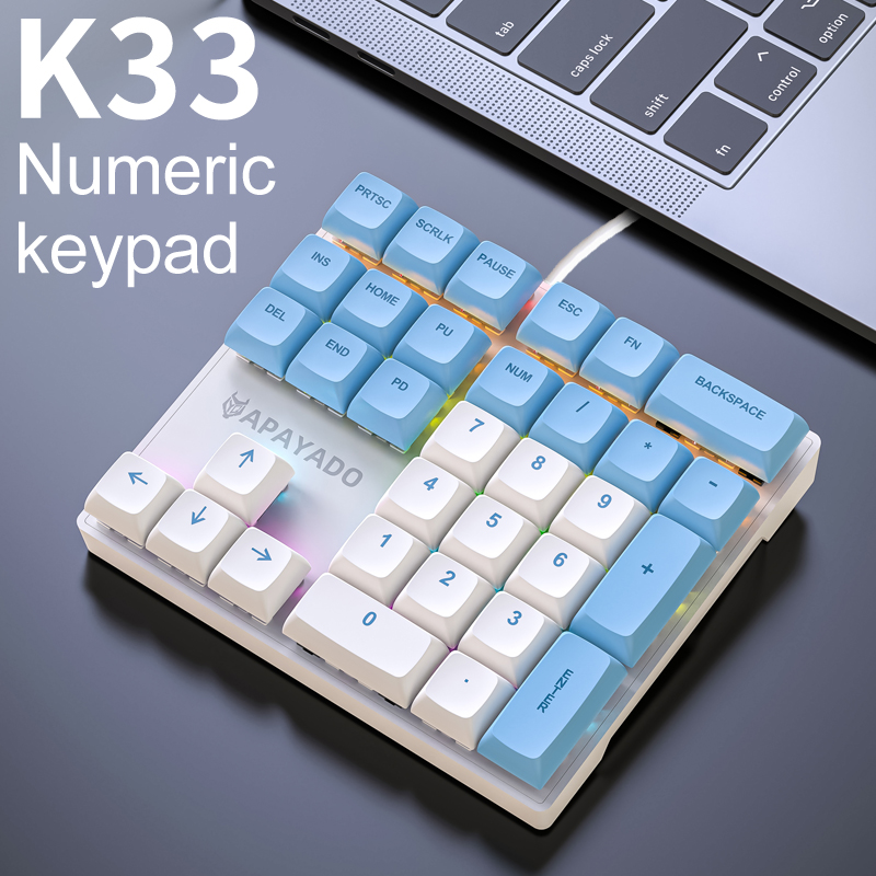 Teclado Numérico Compacto K33, - Keyboard Numpad Separate reseña y precio
