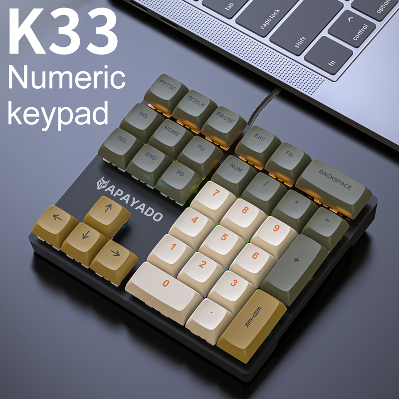 Teclado Numérico Compacto K33, - Keyboard Numpad Separate reseña y precio