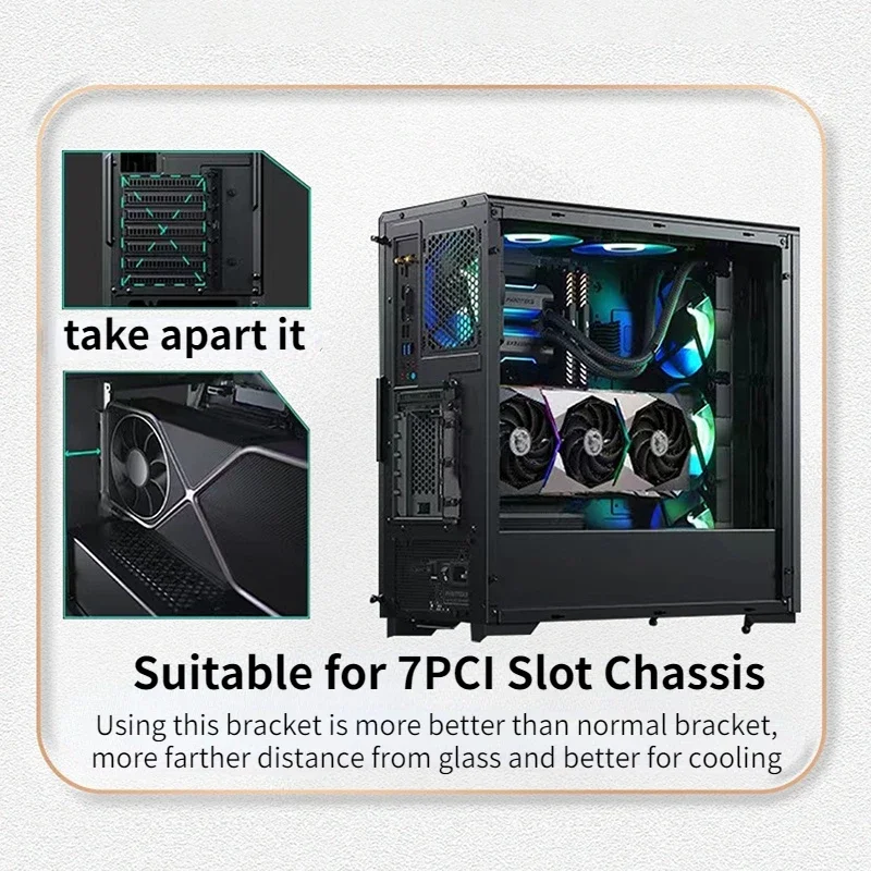 Soporte Vertical para GPU, Sop - Vertical Gpu Bracket reseña y precio